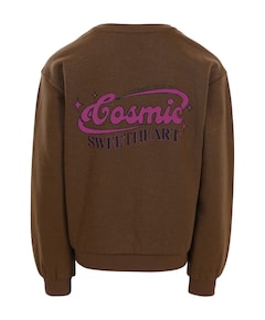 Meisjes sweater bruin