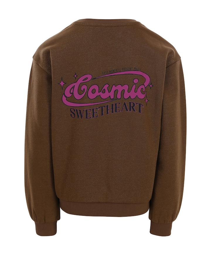 Meisjes sweater bruin