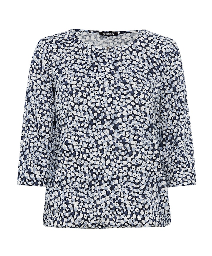 Dames longsleeve blauw