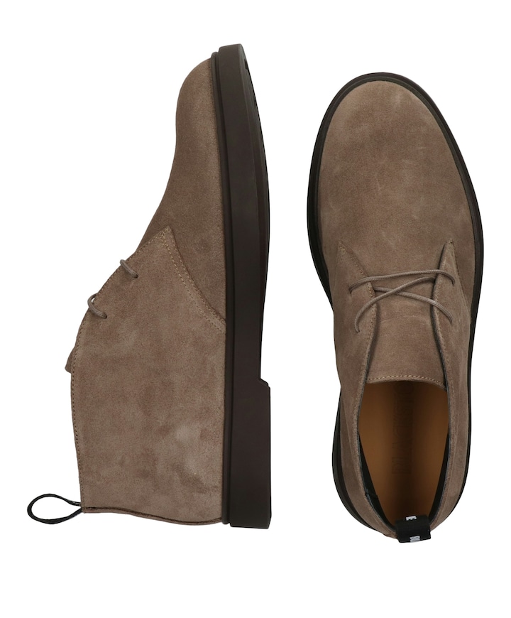Cobble Clem heren veterboots beige