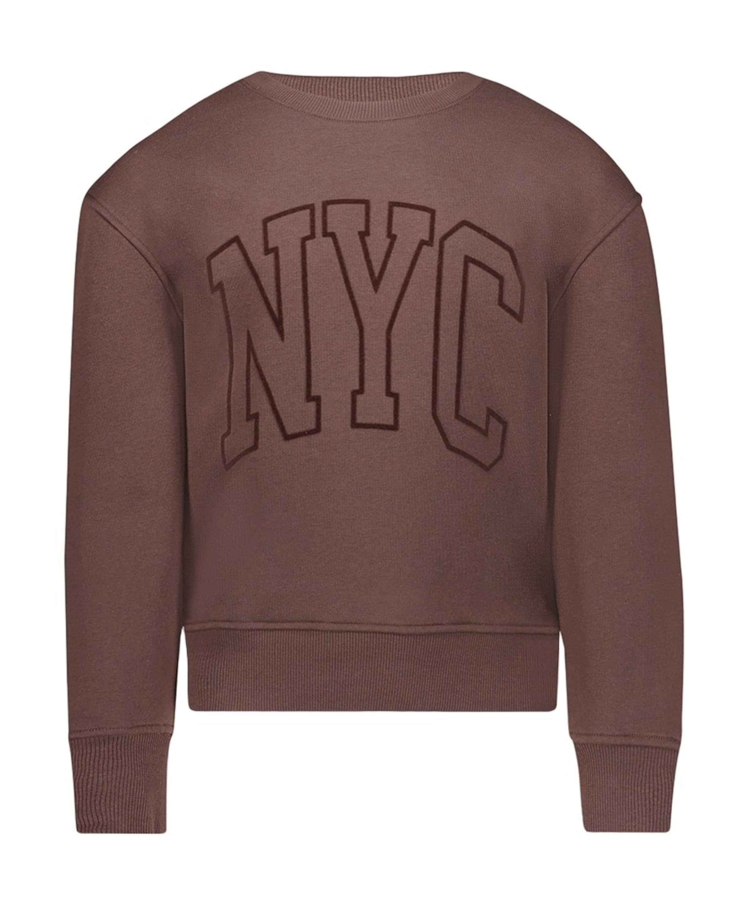 Meisjes sweater bruin