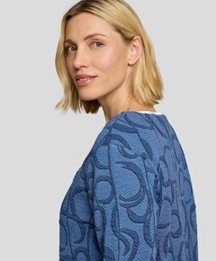 Dames longsleeve blauw