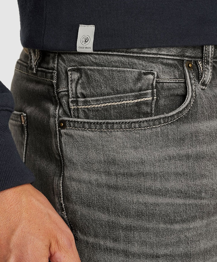 VALVER REGULAR DURABLE VINTAGE WAS heren jeans grijs