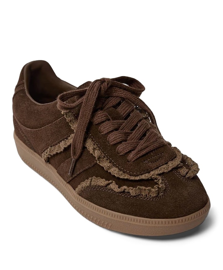 EVIASY meisjes sneakers bruin