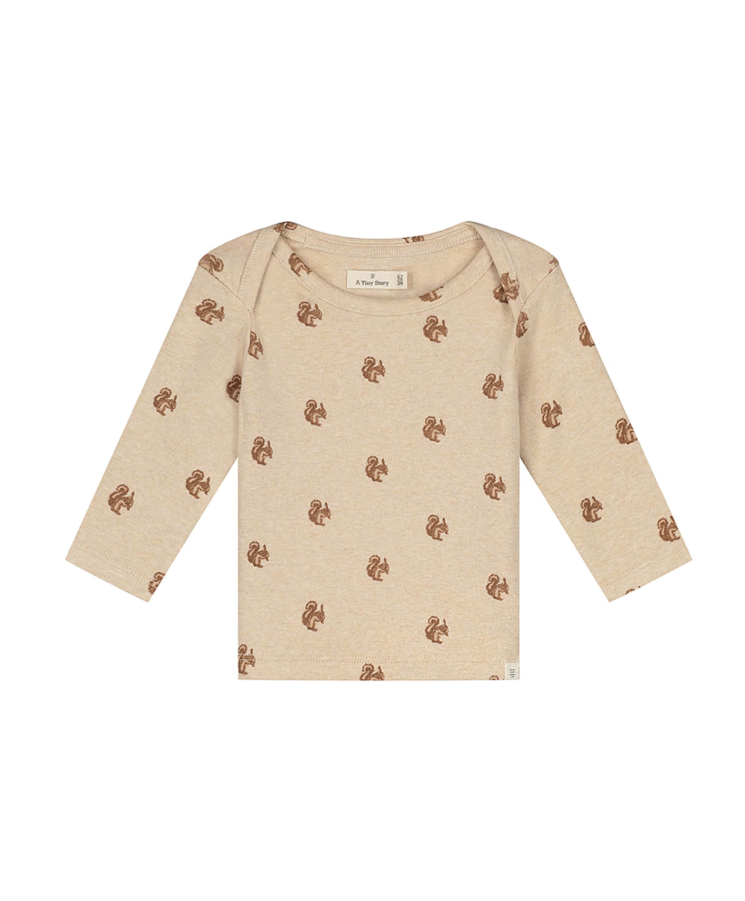 Uniseks longsleeve beige