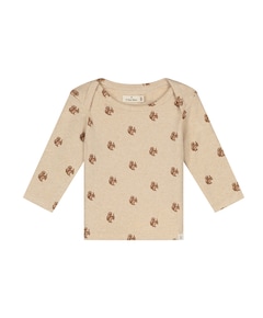 Uniseks longsleeve beige