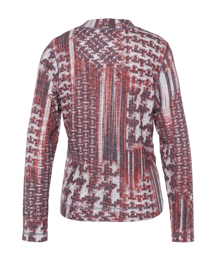 Dames longsleeve rood