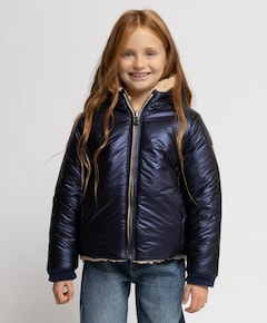 Meisjes jas blauw