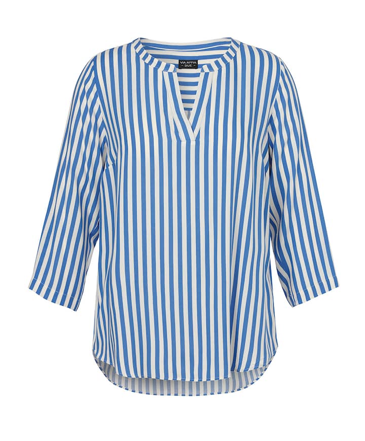 Dames blouse blauw