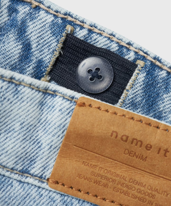 NKFROSE HW STRAIGHT 9222-BE N jeans blauw