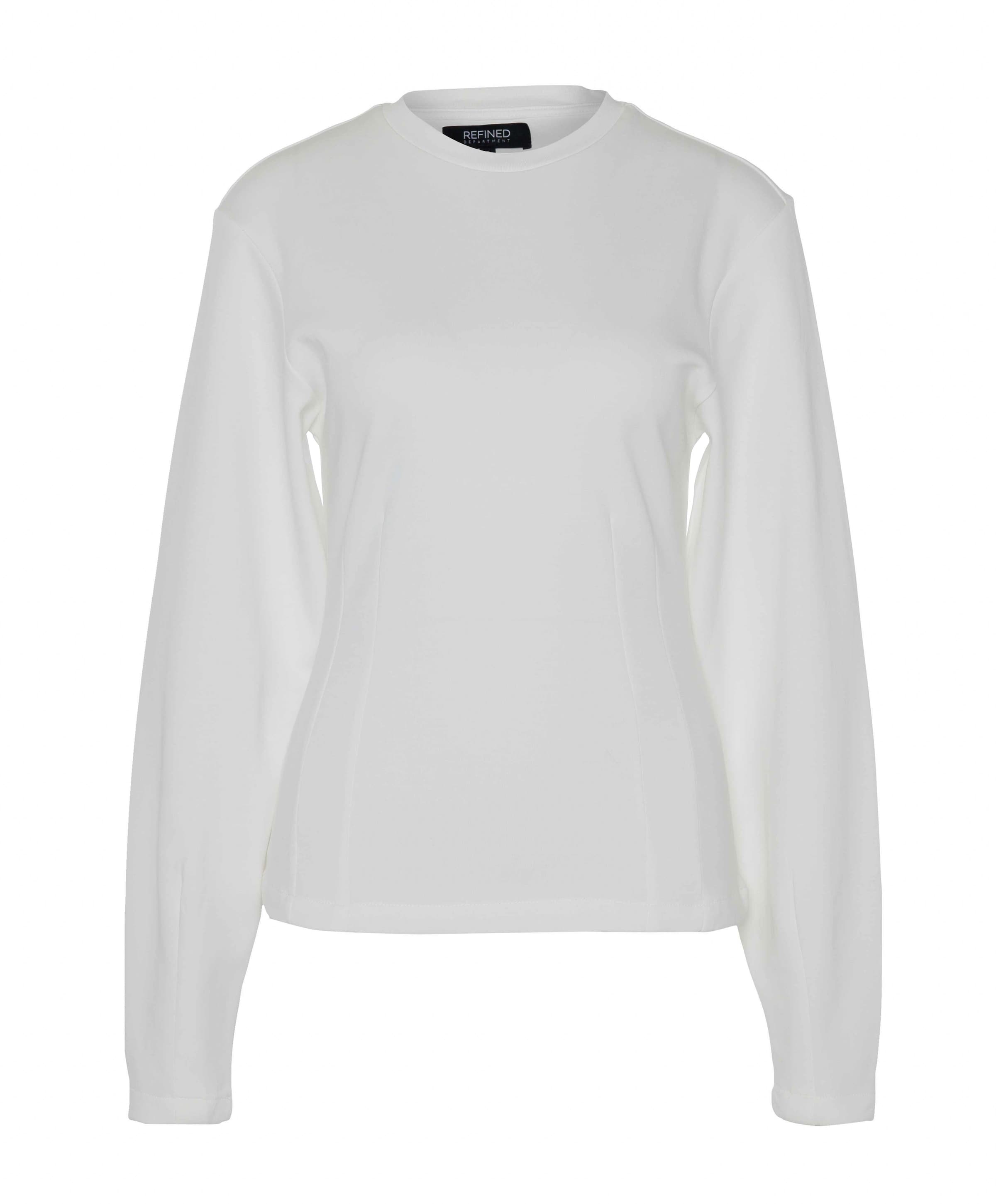 Dames longsleeve ecru