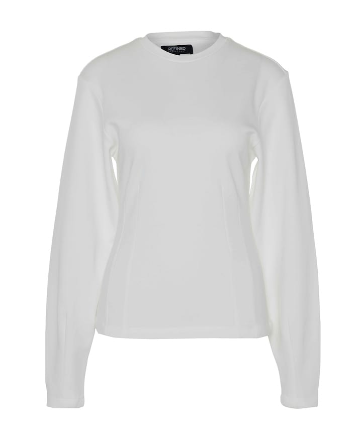 Dames longsleeve ecru