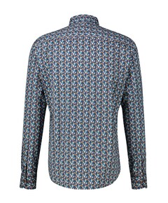 Overhemd lange mouw blauw