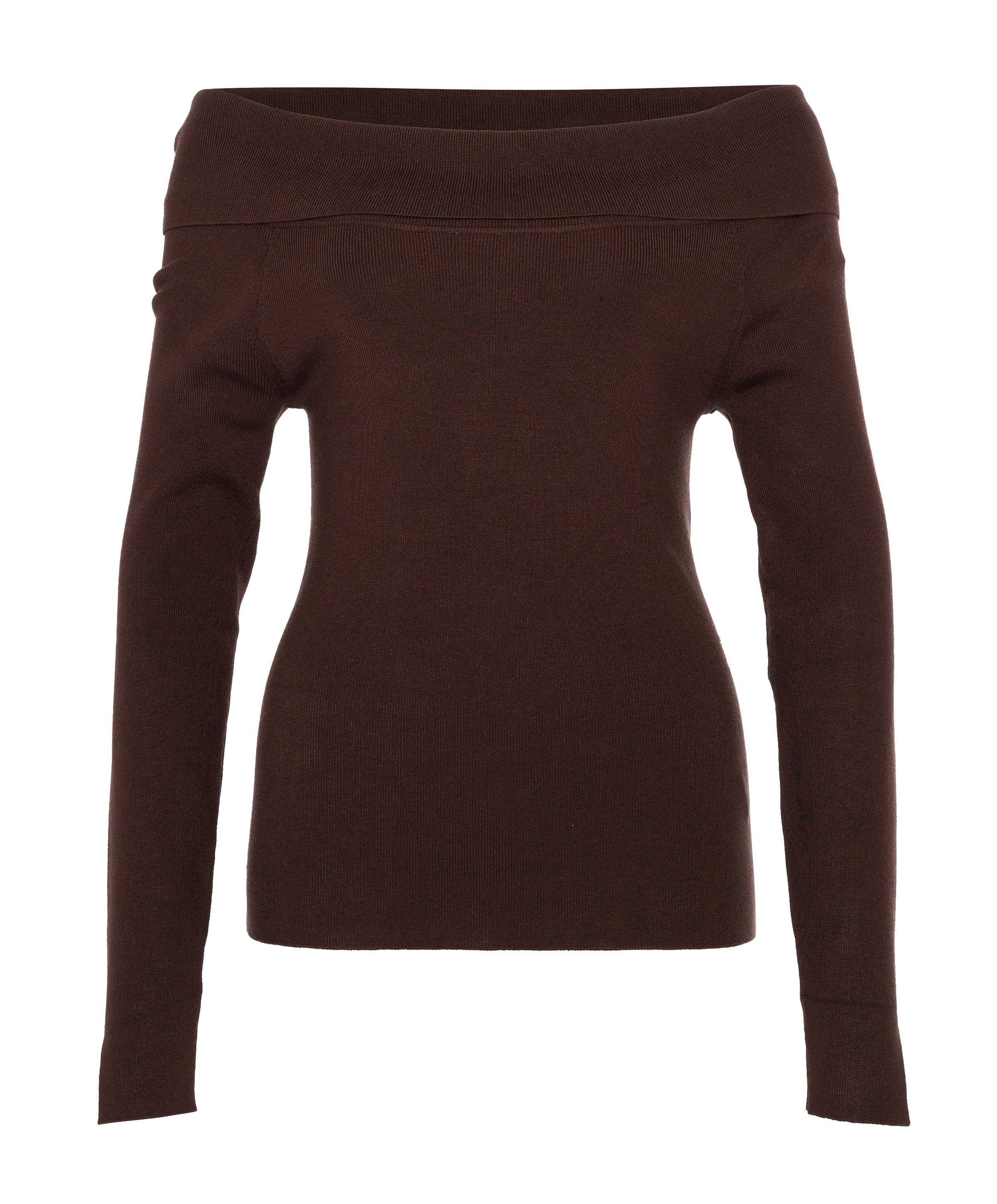 Dames trui bruin