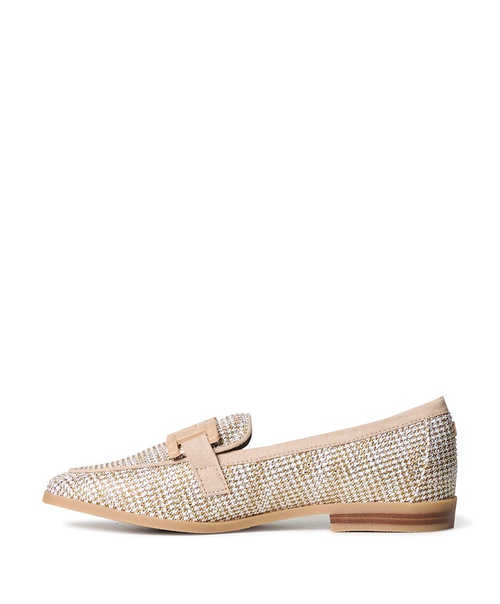dames loafers beige