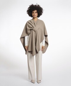Dames cape beige