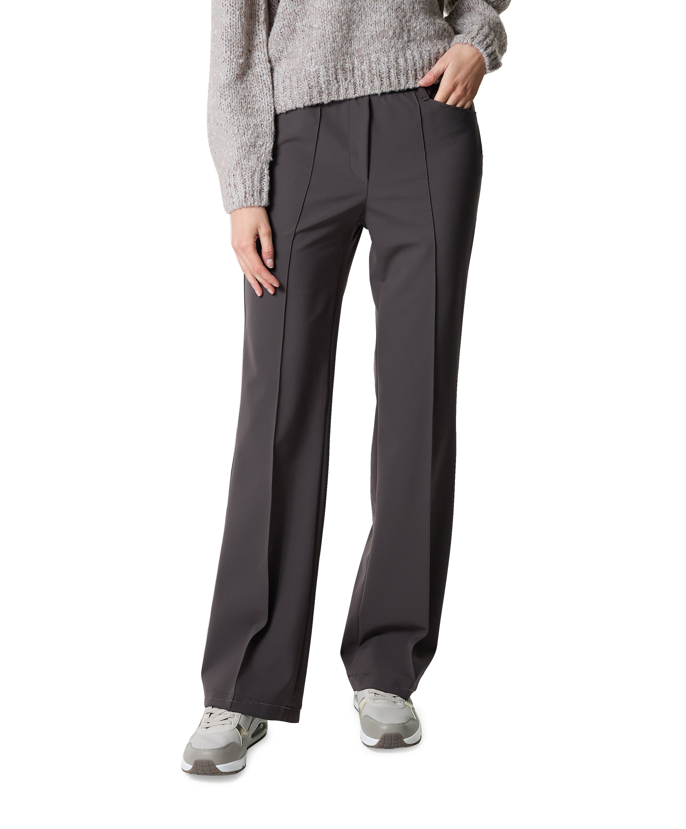 Pull On Slim dames broek bruin