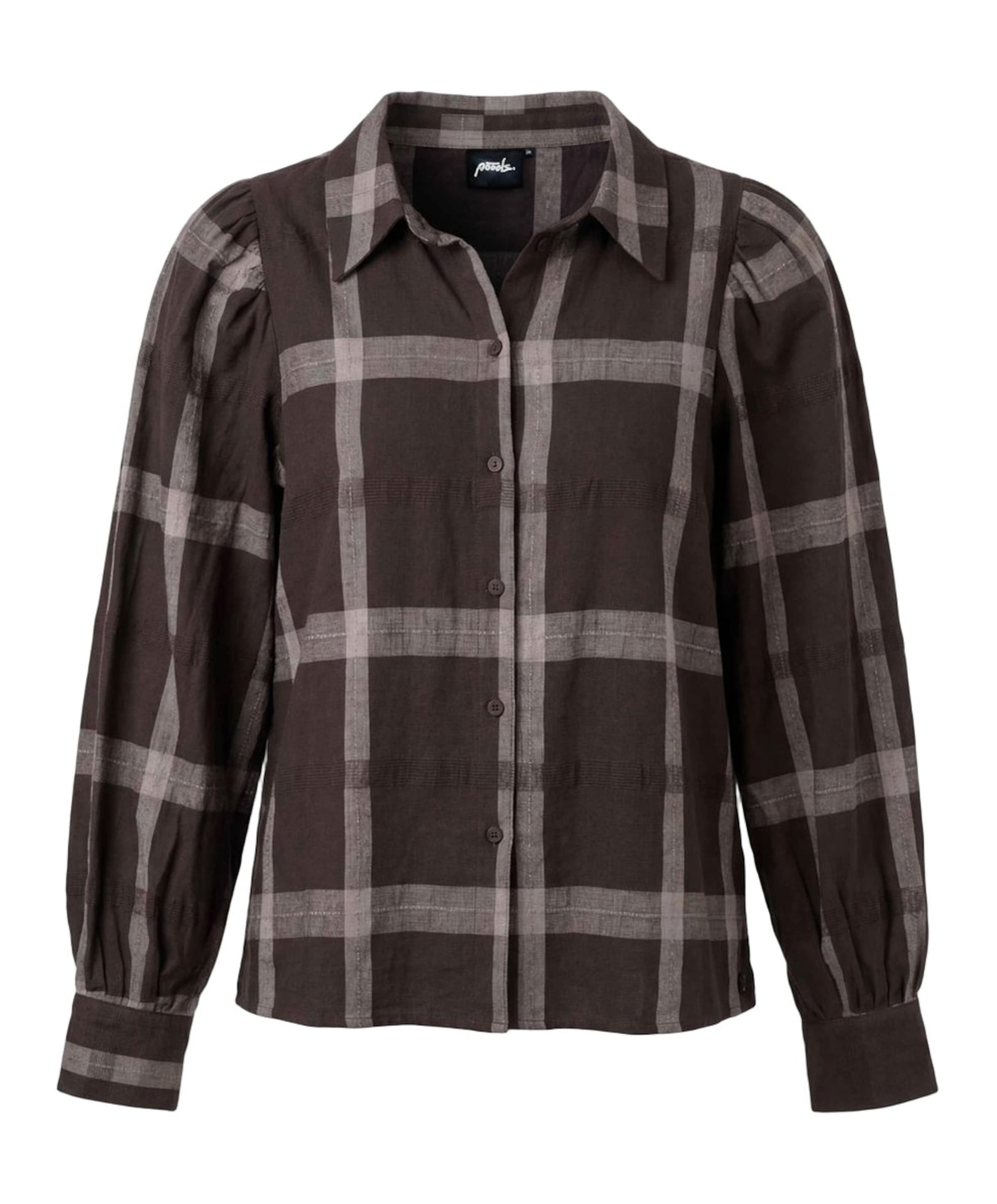 Dames blouse bruin