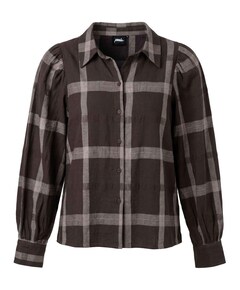 Dames blouse bruin