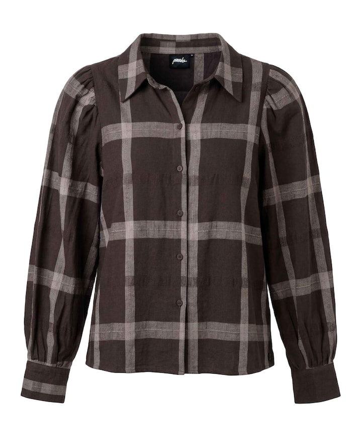 Dames blouse bruin