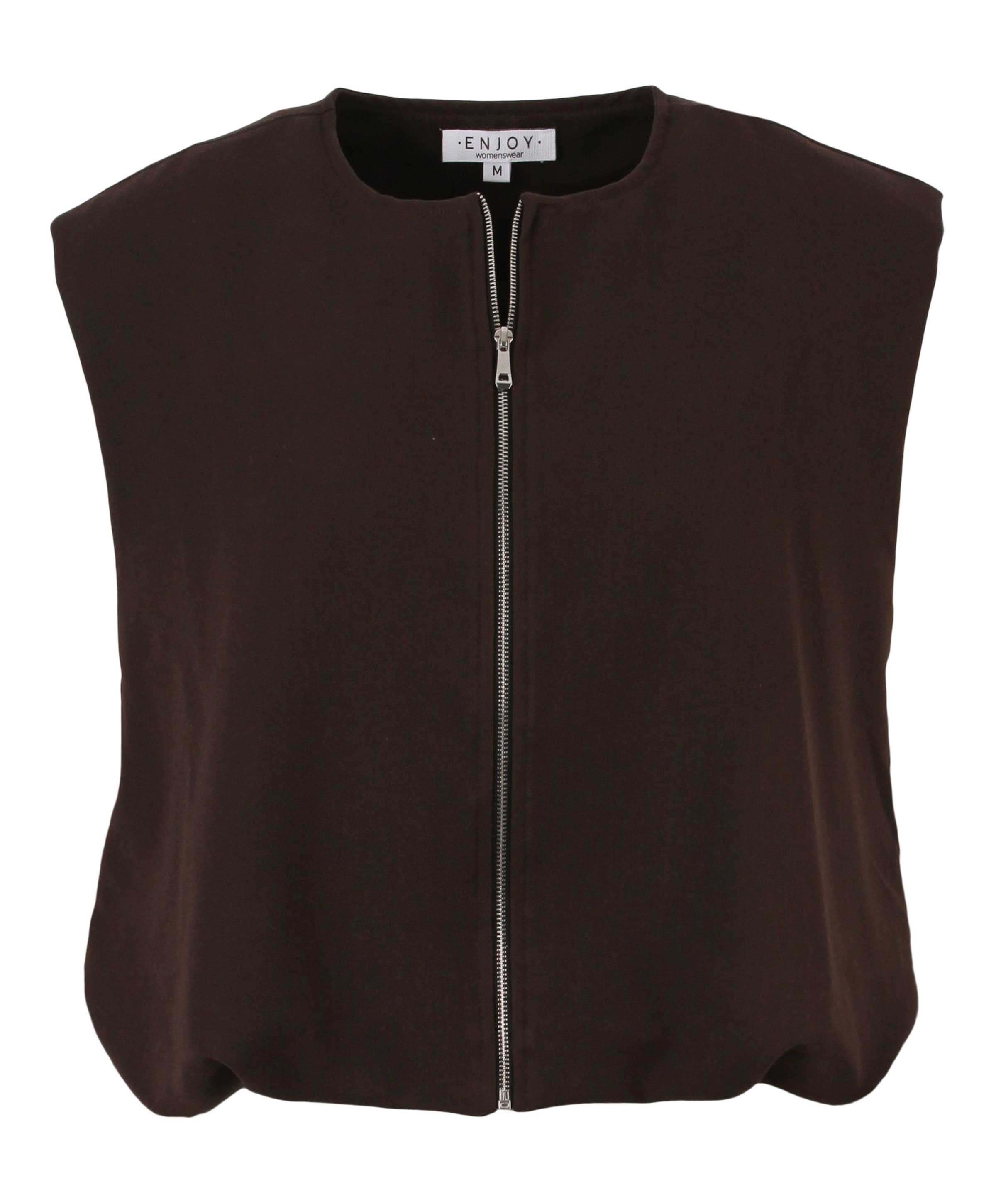 Dames gilet bruin