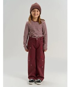 Meisjes longsleeve bordeaux