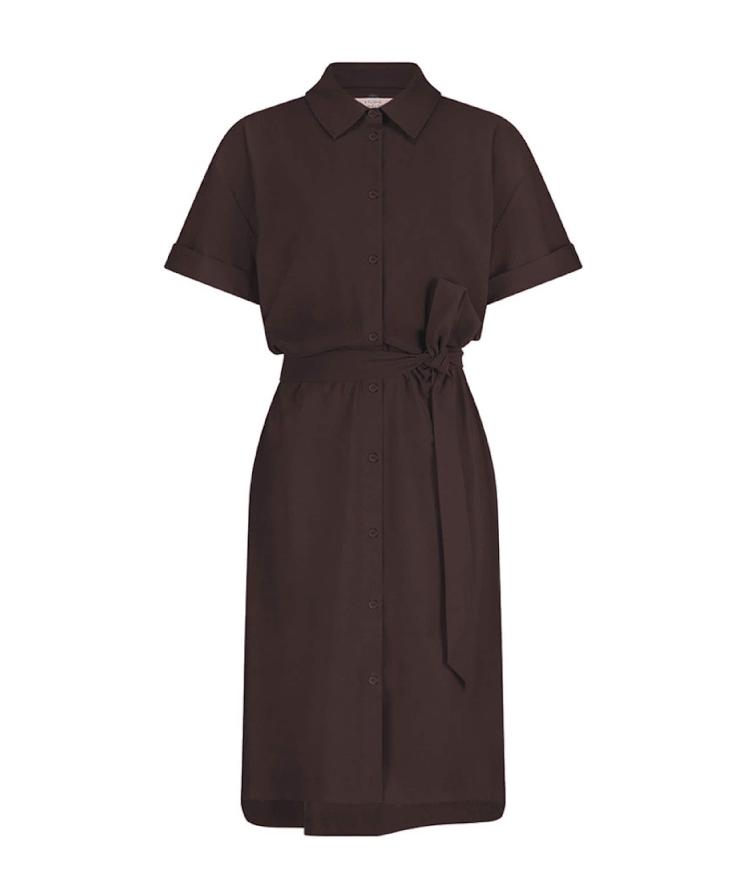 Dames jurk bruin