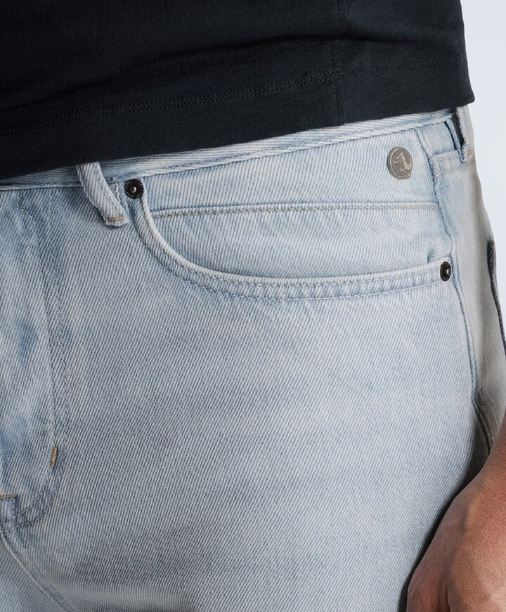 STEEPER SHORTS TRUE SUMMER BLEACH heren korte broek blauw