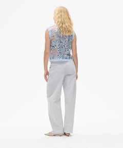 Dames top blauw