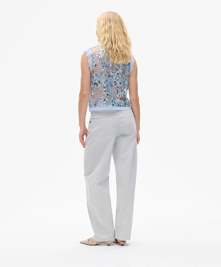 Dames top blauw