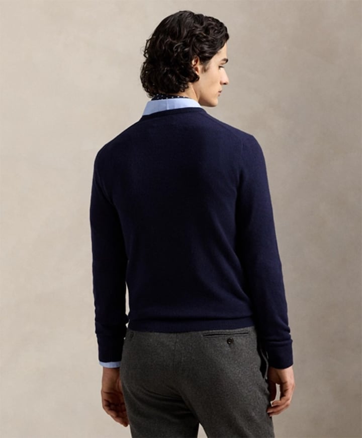 Heren trui blauw