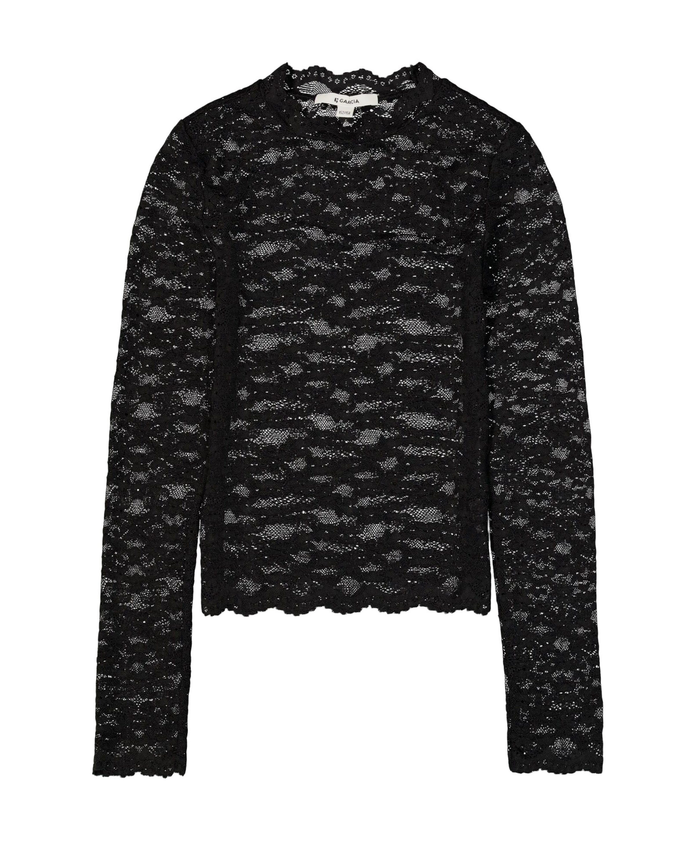 Meisjes longsleeve zwart