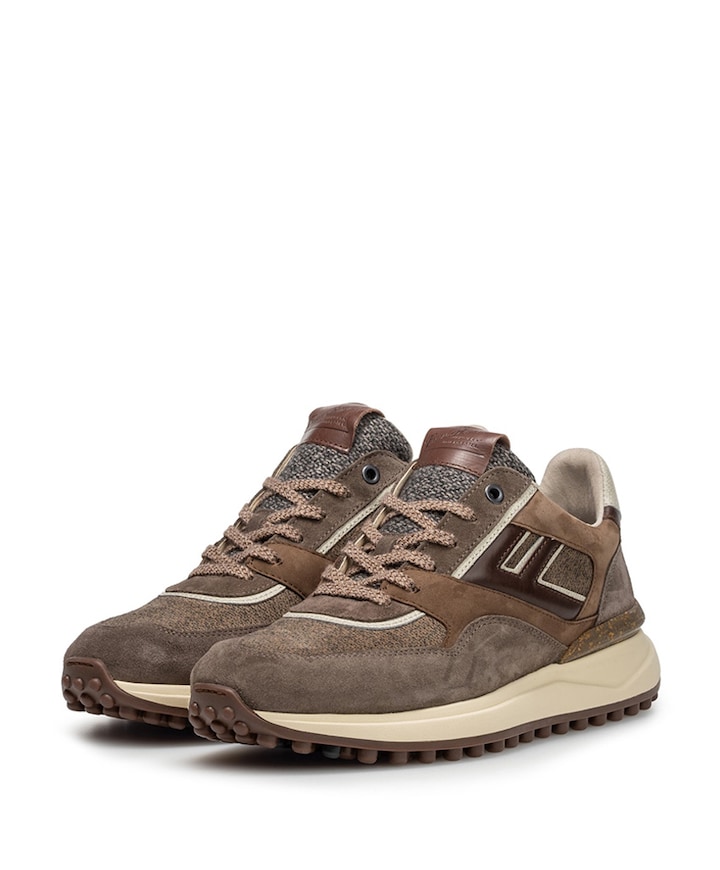 heren sneakers beige