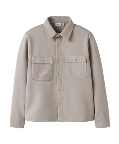 Jongens overhemd lange mouw grijs