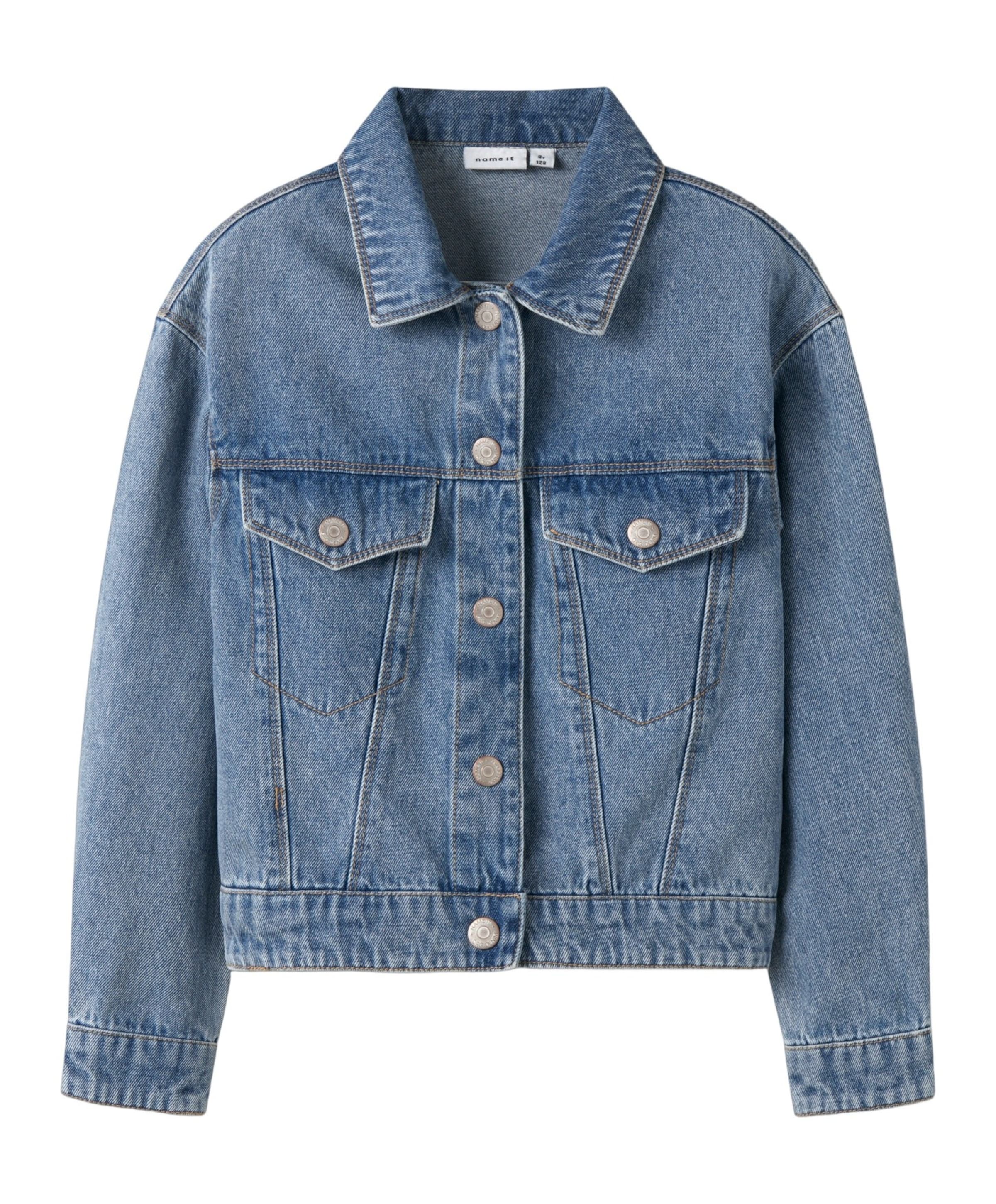 Meisjes spijkerjas blauw