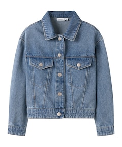 Meisjes spijkerjas blauw