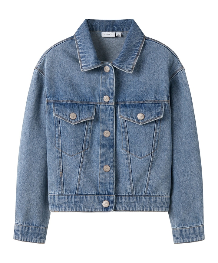 Meisjes spijkerjas blauw
