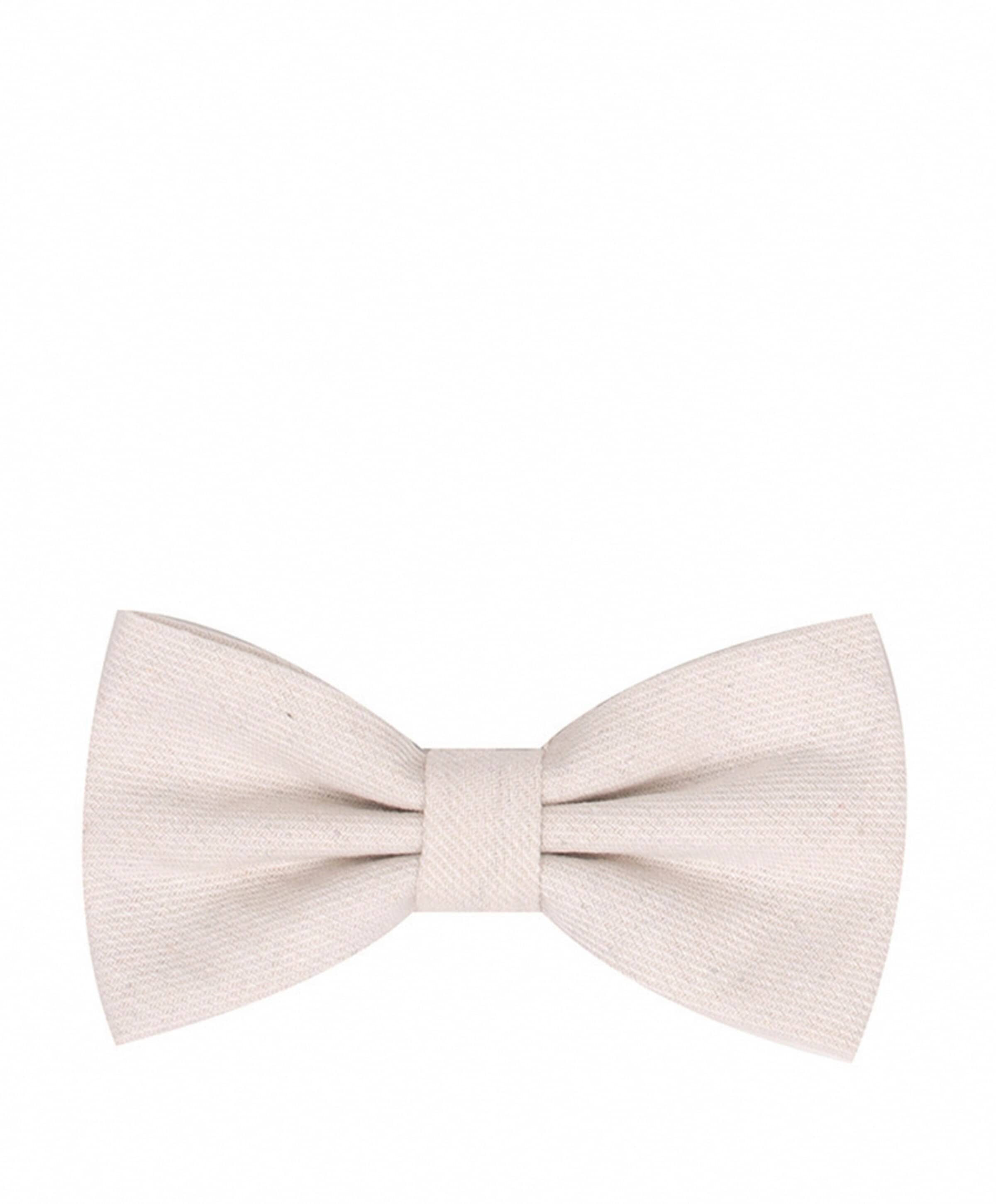 Heren vlinderstrikje ecru