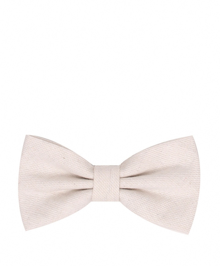 Heren vlinderstrikje ecru