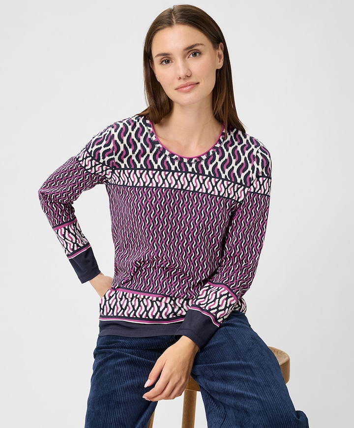Dames longsleeve roze