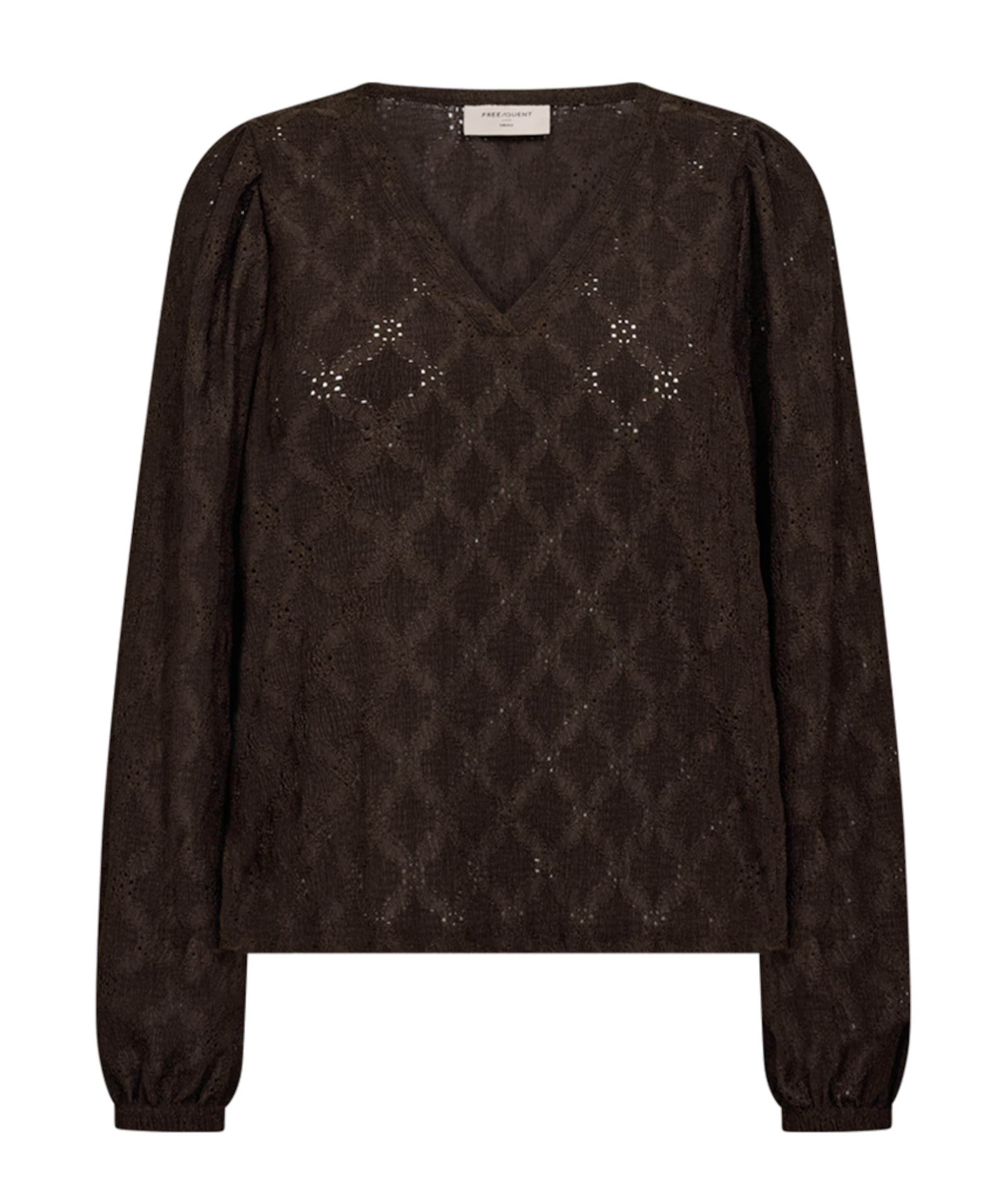 Dames blouse bruin
