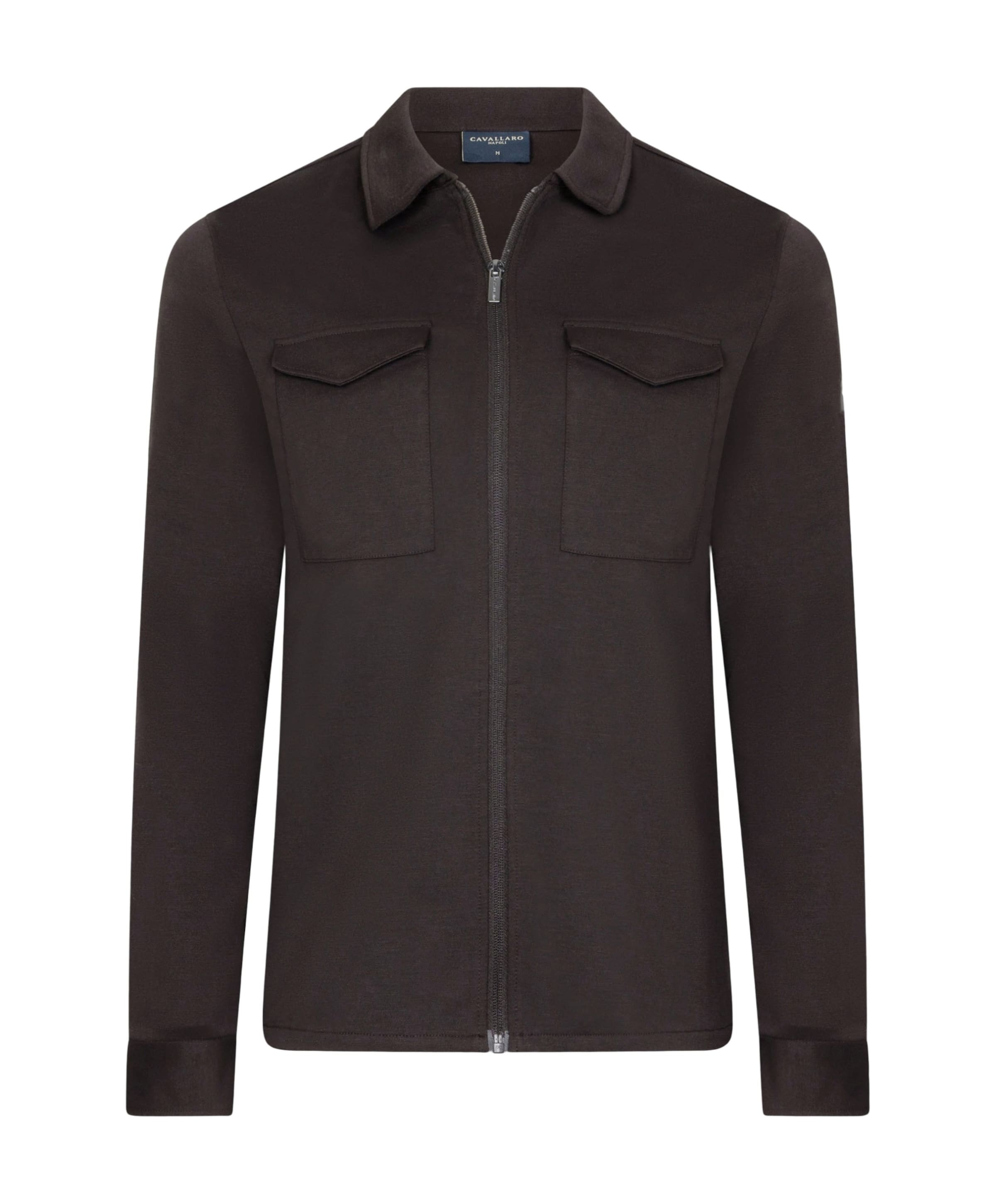 Heren overshirt bruin