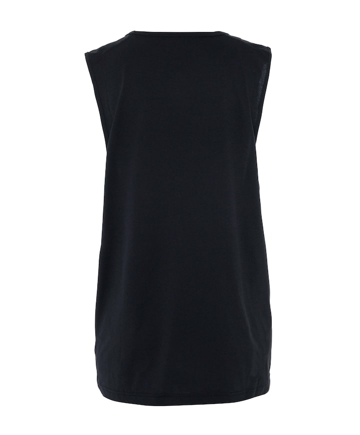Heren singlet zwart
