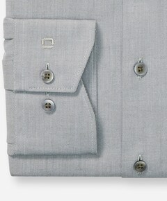 Heren overhemd lange mouw groen