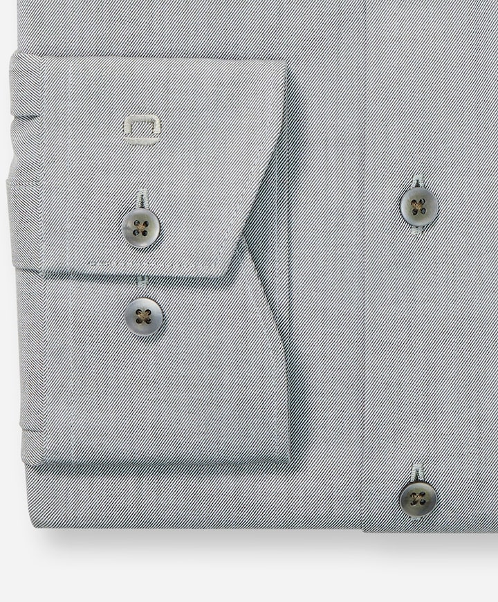 Heren overhemd lange mouw groen