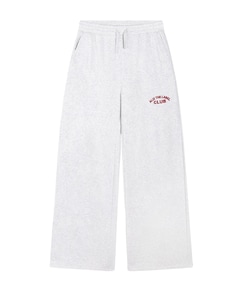 WIDE LEG SWEAT PANTS dames broek grijs