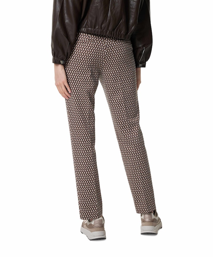 Zigarette Slim broek bruin