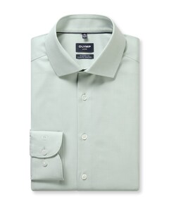 Heren overhemd lange mouw groen