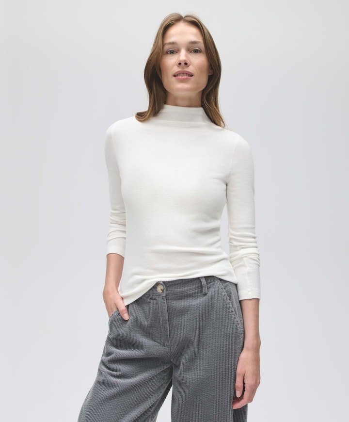 Dames top ecru