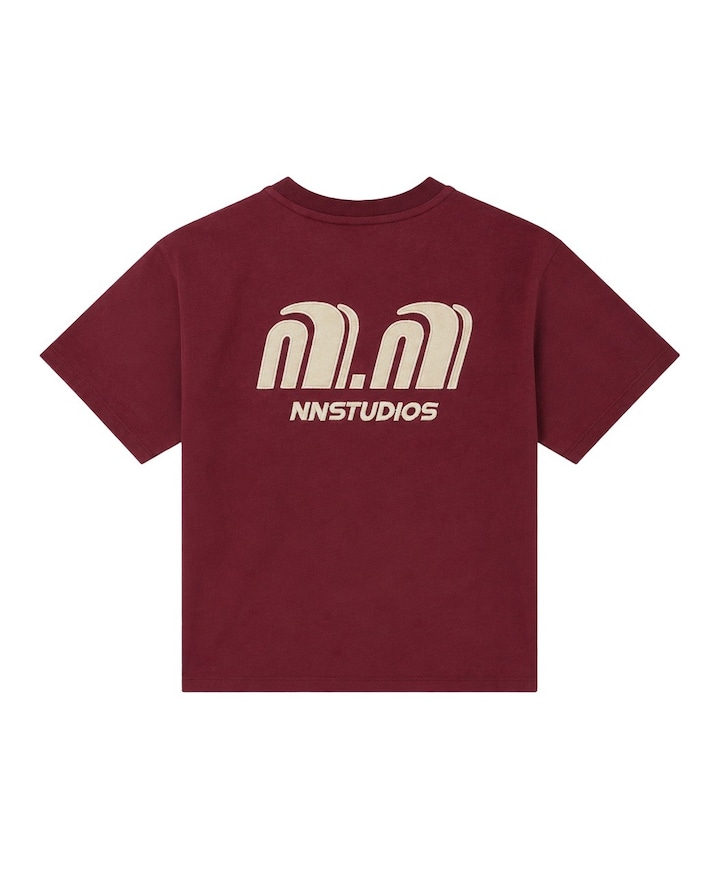 Jongens T-shirt bordeaux